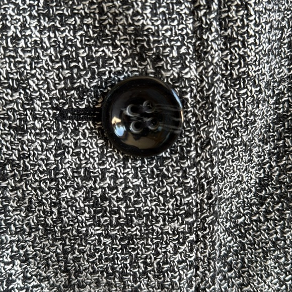 NWT COLDWATER CREEK Black Tweed Relaxed Boucle Jacket - Picture 3 of 7